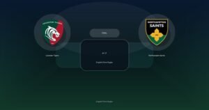 Leicester Tigers vs Northampton Saints Rugby Score, Results, Stats & H2H Record (English Prem Rugby)